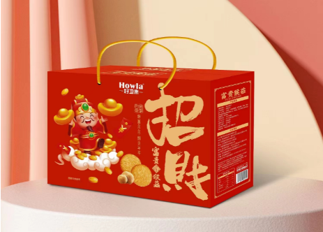 招财猴菇饼干礼盒(图1)